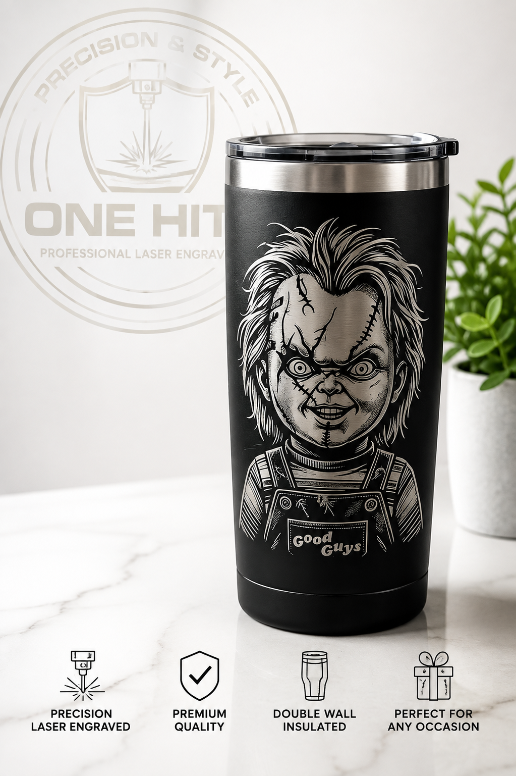 Custom Laser Engraved Tumblers