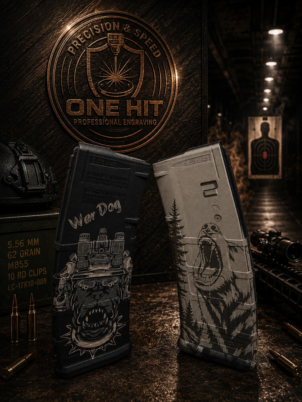 Custom Laser Engraved P Mag 30 Magazine