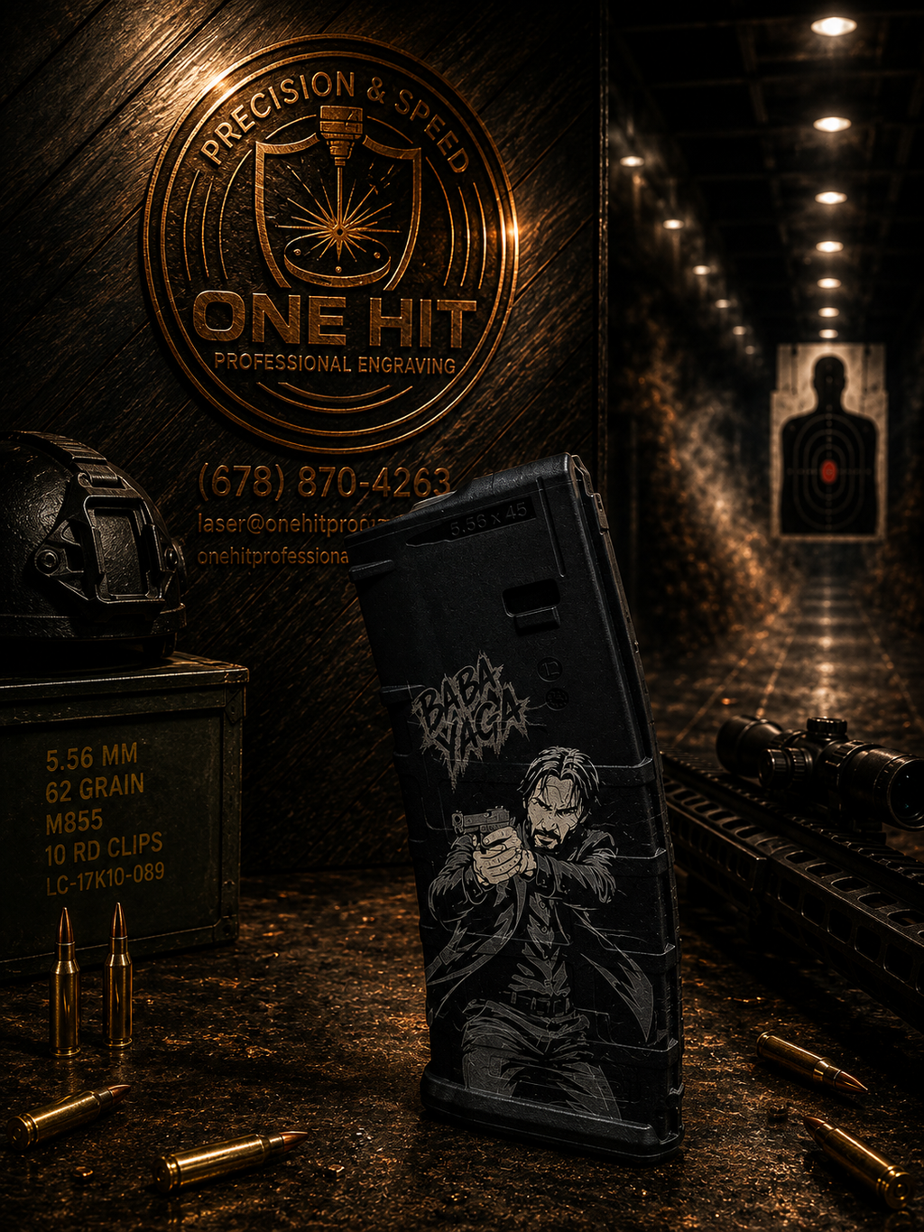 Custom Laser Engraved P Mag 30 Magazine