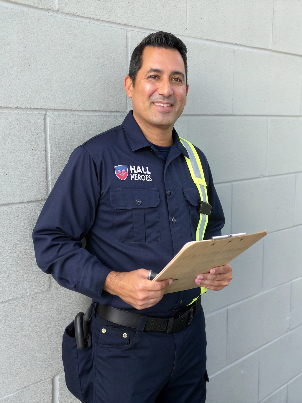 Portrait of Alex Rivera, founder, standing in the professional workshop