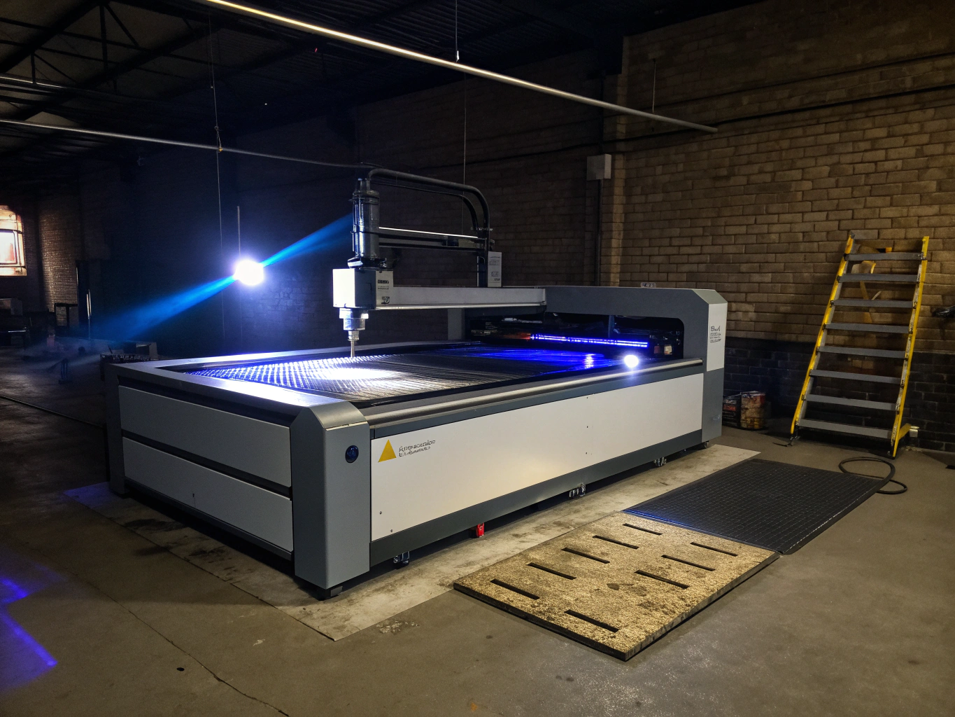 Original industrial laser engraving machine from 2018
